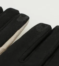 Discount Anekke Guantes Negros Y Beige Contemporary