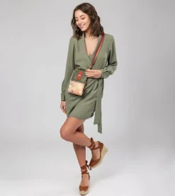 Cheap Anekke Mini Bandolera Peace & Love Camel