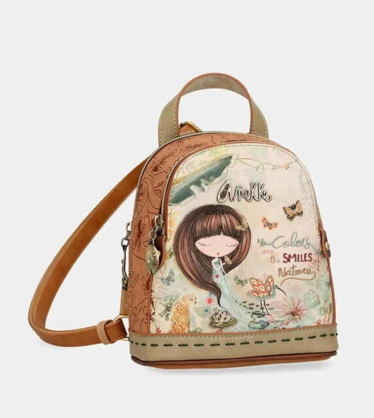 Flash Sale Anekke Mini Mochila Dos Compartimentos Amazonia