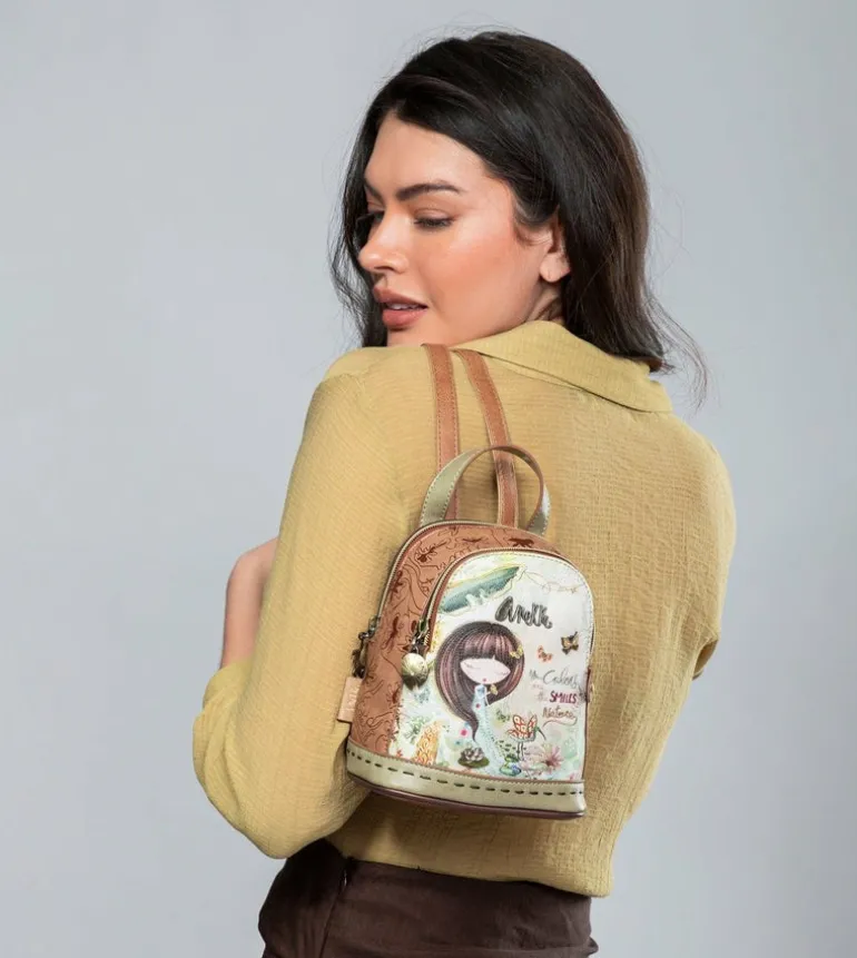 Flash Sale Anekke Mini Mochila Dos Compartimentos Amazonia