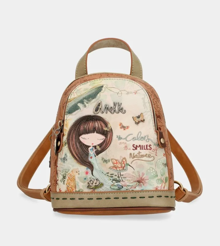 Flash Sale Anekke Mini Mochila Dos Compartimentos Amazonia