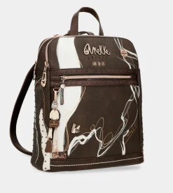 Cheap Anekke Mochila 2 Compartimentos Marron Nature Shodo
