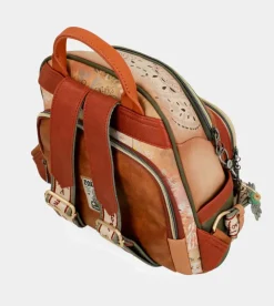 Shop Anekke Mochila Antirrobo Camel Peace & Love