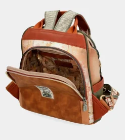 Shop Anekke Mochila Antirrobo Camel Peace & Love