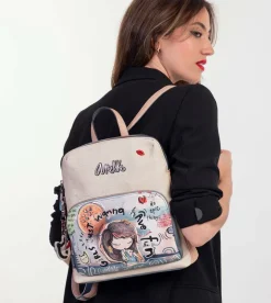 Hot Anekke Mochila Con Bolsillo Frontal Fun & Music