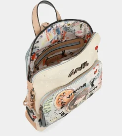 Hot Anekke Mochila Con Bolsillo Frontal Fun & Music