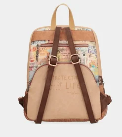 New Anekke Mochila Con Bolsillo Trasero Tribe