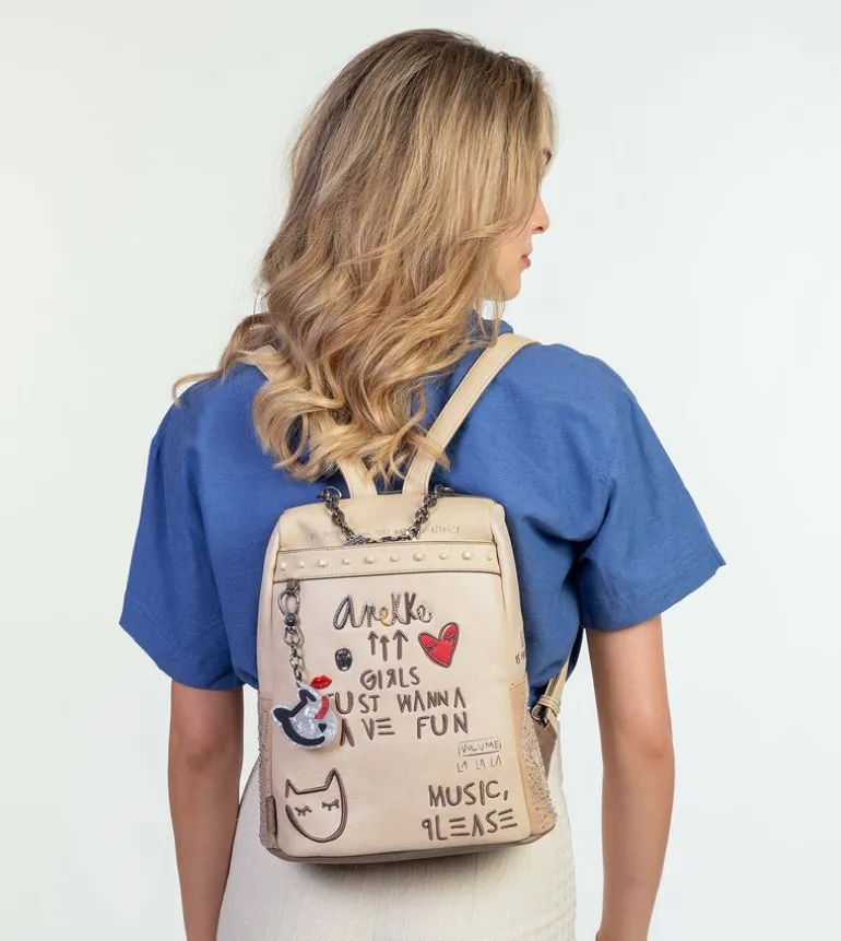 Best Sale Anekke Mochila De Paseo Beige Energy