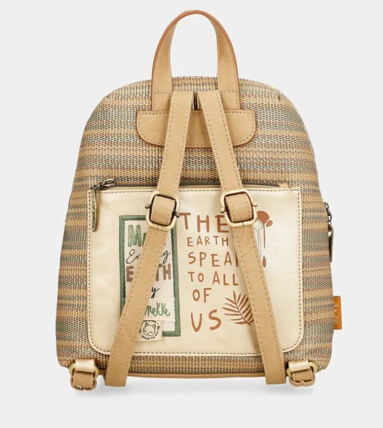 Best Sale Anekke Mochila Dorada Nature Pachamama