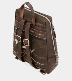 Flash Sale Anekke Mochila Grande Marron Nature Shodo