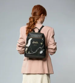 New Anekke Mochila Grande Negra Nature Shodo