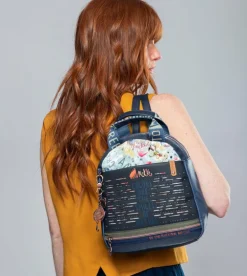 Clearance Anekke Mochila Mediana Azul Marino Nature Pachamama