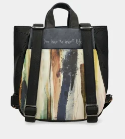 Discount Anekke Mochila Mediana Azul Marino Studio