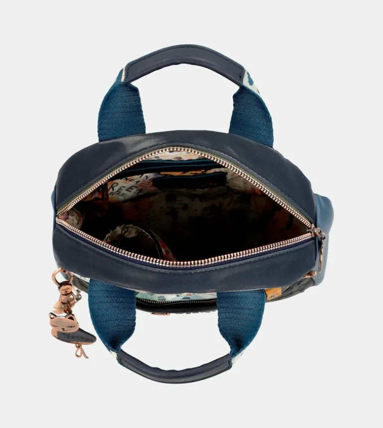 Clearance Anekke Mochila Mediana Azul Marino Nature Pachamama
