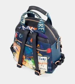 Clearance Anekke Mochila Mediana Azul Marino Nature Pachamama