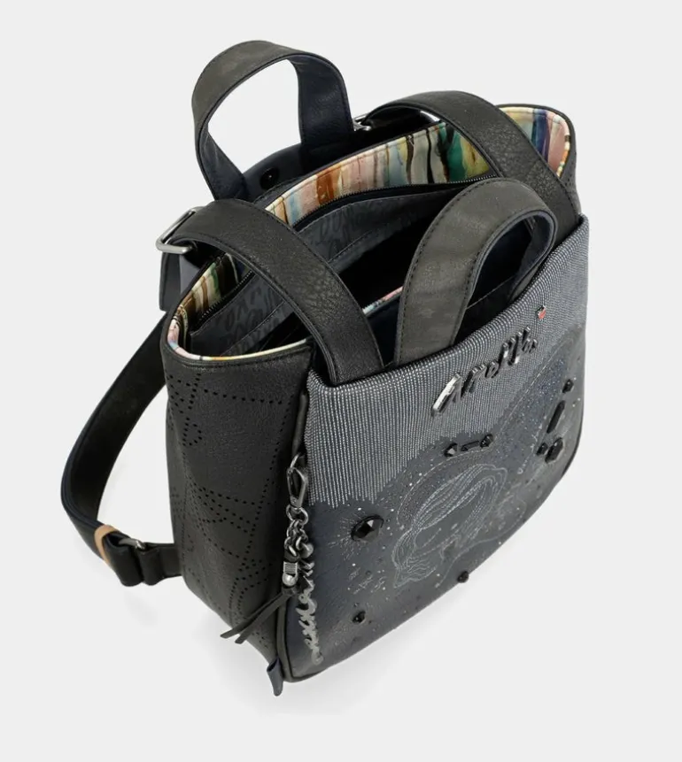 Discount Anekke Mochila Mediana Azul Marino Studio