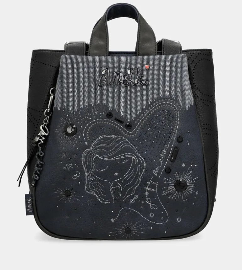 Discount Anekke Mochila Mediana Azul Marino Studio
