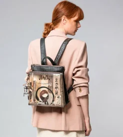 Shop Anekke Mochila Mediana Negra Shoen