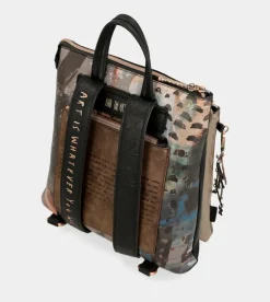 Shop Anekke Mochila Mediana Negra Shoen