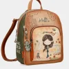 Best Anekke Mochila Mediana Peace & Love Camel
