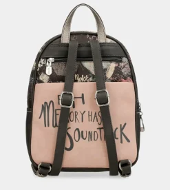 Clearance Anekke Mochila Mediana Peace & Love Rosa