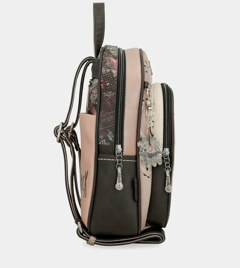 Clearance Anekke Mochila Mediana Peace & Love Rosa