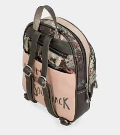 Clearance Anekke Mochila Mediana Peace & Love Rosa
