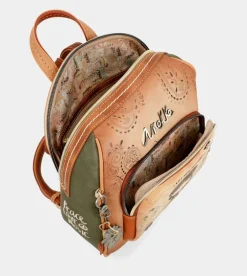 Best Anekke Mochila Mediana Peace & Love Camel