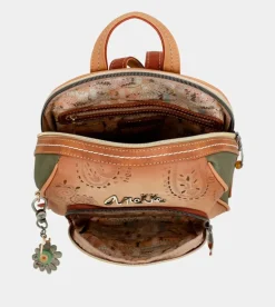 Best Anekke Mochila Mediana Peace & Love Camel