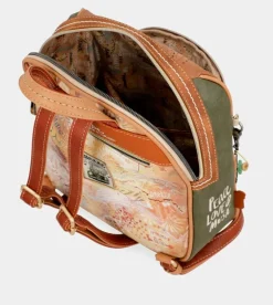 Best Anekke Mochila Mediana Peace & Love Camel