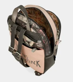 Clearance Anekke Mochila Mediana Peace & Love Rosa