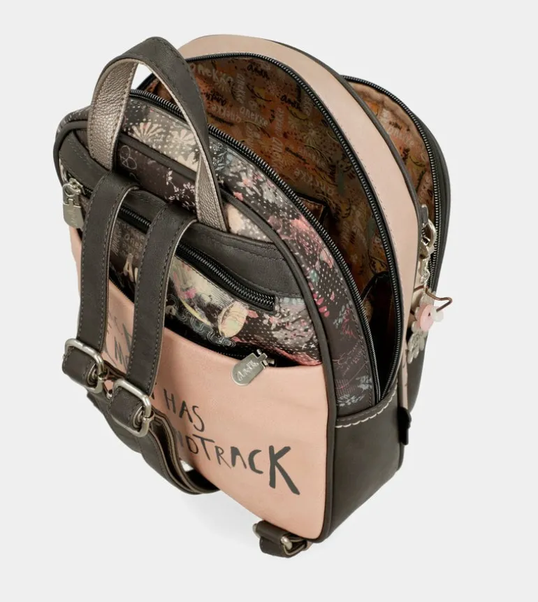 Clearance Anekke Mochila Mediana Peace & Love Rosa