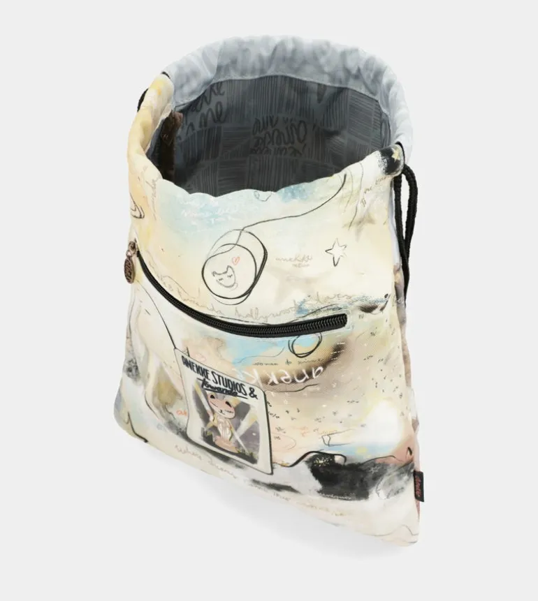 Fashion Anekke Mochila Saco Tela Hollywood