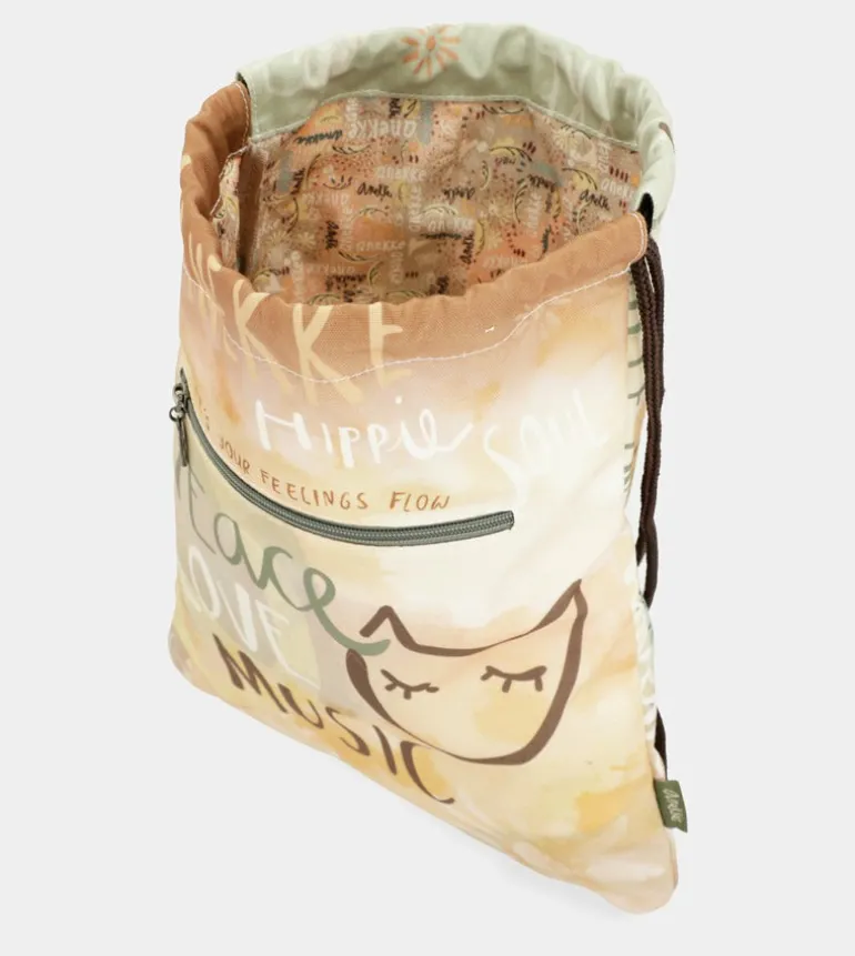 Best Sale Anekke Mochila Saco Tela Peace & Love