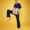 Store Anekke Mochila Triple Compartimento Peace & Love Camel