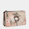 Store Anekke Monedero 3 Compartimentos Peace & Love Rosa