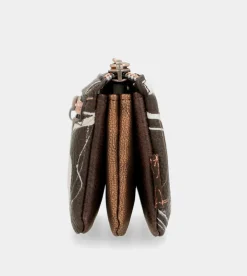 Shop Anekke Monedero 3 Compartimentos Marron Nature Shodo