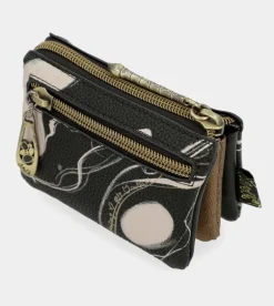 Cheap Anekke Monedero 3 Compartimentos Negro Nature Shodo