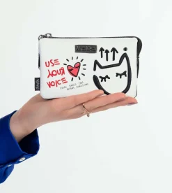 Cheap Anekke Monedero Blanco Triple Compartimento Energy