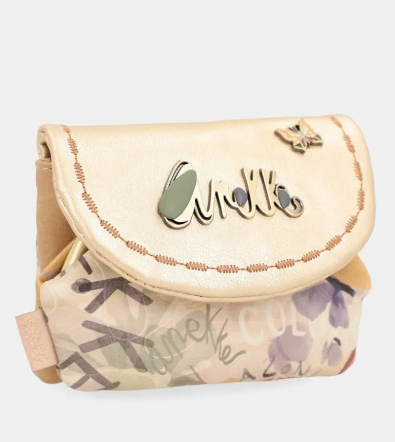 Store Anekke Monedero De Solapa Dorado Nature Pachamama