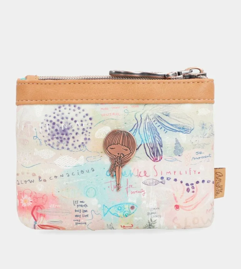 Outlet Anekke Monedero Doble Cremallera Slow Life