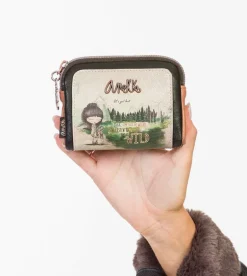 New Anekke Monedero Estampado The Forest