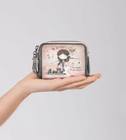 Best Sale Anekke Monedero Pequeno Peace & Love Rosa