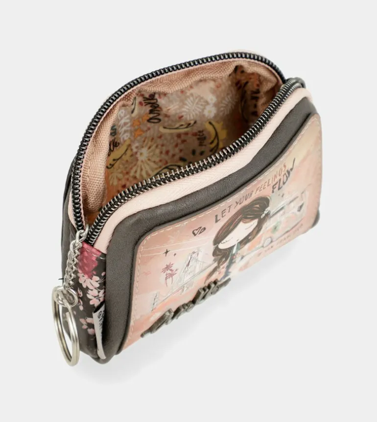 Best Sale Anekke Monedero Pequeno Peace & Love Rosa