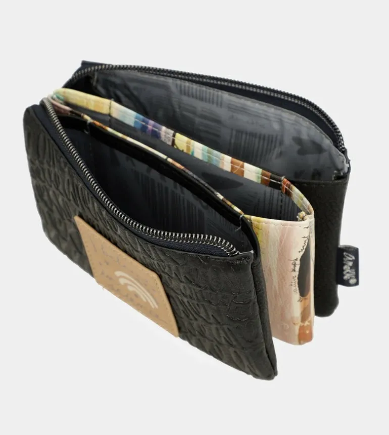 Store Anekke Monedero Triple Azul Marino Studio