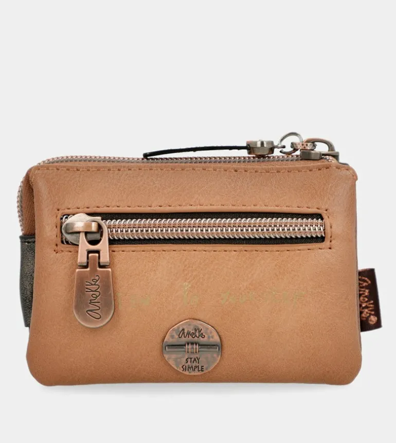 Outlet Anekke Monedero Triple Compartimento Shoen