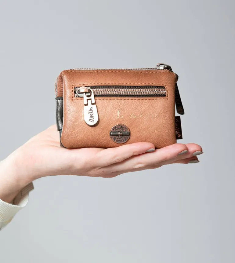 Outlet Anekke Monedero Triple Compartimento Shoen
