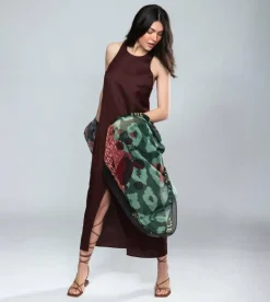 Outlet Anekke Panuelo Verde Estampado Amazonia
