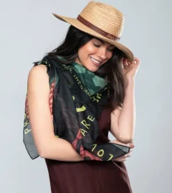 Outlet Anekke Panuelo Verde Estampado Amazonia
