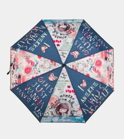 Flash Sale Anekke Paraguas Plegable Manual Fun & Music